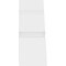Ekena Millwork Saratoga Architectural Grade PVC Gable Bracket, 36"W x 15"H x 6"D x 6"F, 10/12 Pitch GBP036X15X0606SAR00 - alternate 5
